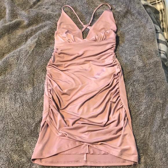 Dresses | Lucy In The Sky Ruched Cross Back Dress In Mauve | Poshmark Dresses | Lucy In The Sky Ruched Cross Back Dress In Mauve | Poshmark